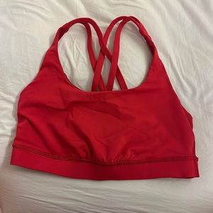 Lululemon Energy Bra NWOT, Red